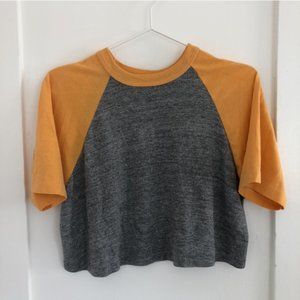 VTG Cropped Baseball Tee